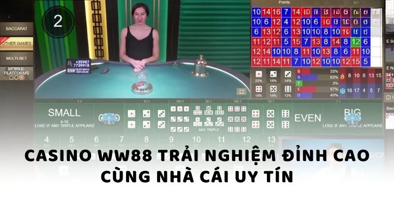 Casino WW88 mang đến trải nghiệm đỉnh cao